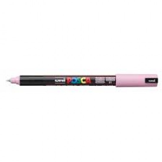 ΜΑΡΚΑΔΟΡΟΣ POSCA 0.7mm PC-1MR ΑΝΟΙΚΤΟ ΡΟΖ